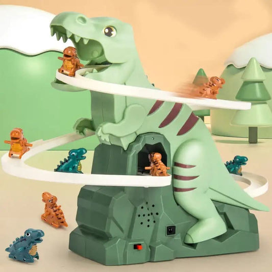 Juego de Pista de Carreras de Dinosaurios