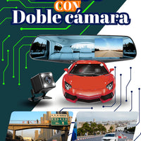 Espejo Retrovisor Doble Cámara Full Hd